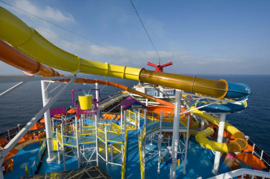 Waterslide on Carnival